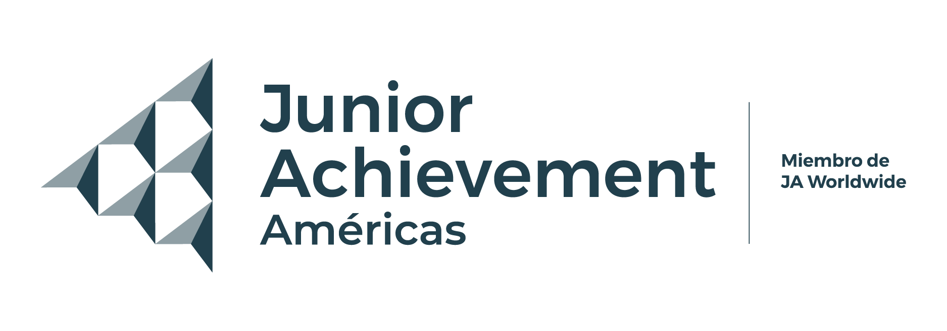 Logotipo azul junior achievement